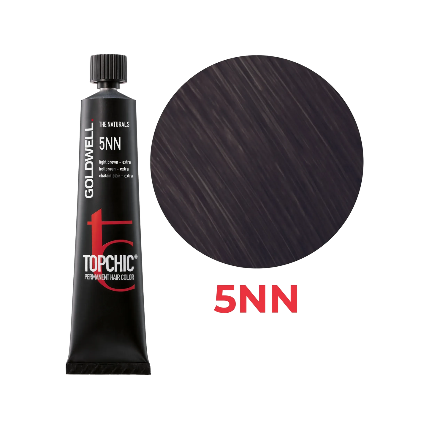 Goldwell Topchic Naturals Hellbraun Extra 5NN, 60 ml - Goldwell Profi-Produkt