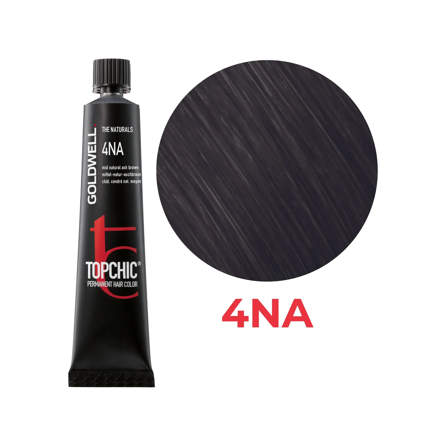 Goldwell Topchic Naturals Mittel-Nat.-Aschbraun 4NA, 60 ml - Goldwell Profi-Produkt