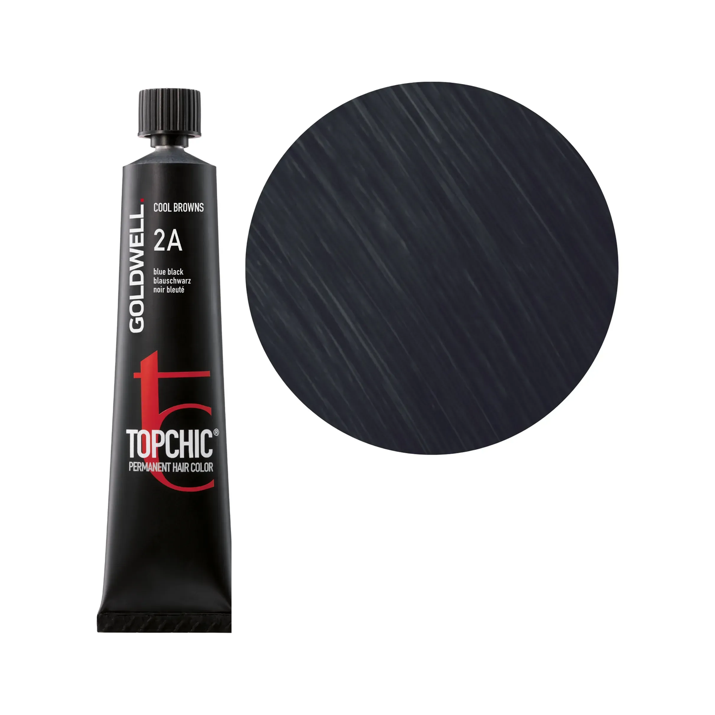 Goldwell Topchic Cool Browns Blauschwarz 2A, 60 ml - Goldwell Profi-Produkt