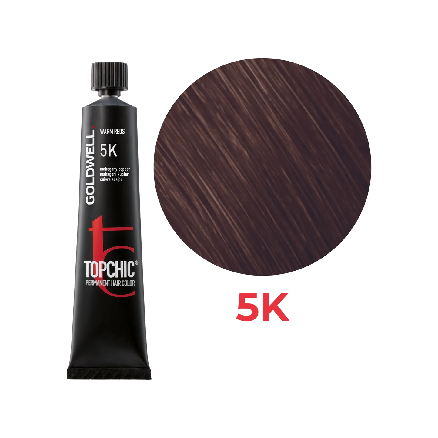 Goldwell Topchic Warm Reds Mahagoni-Kupfer 5K, 60 ml - Goldwell Profi-Produkt