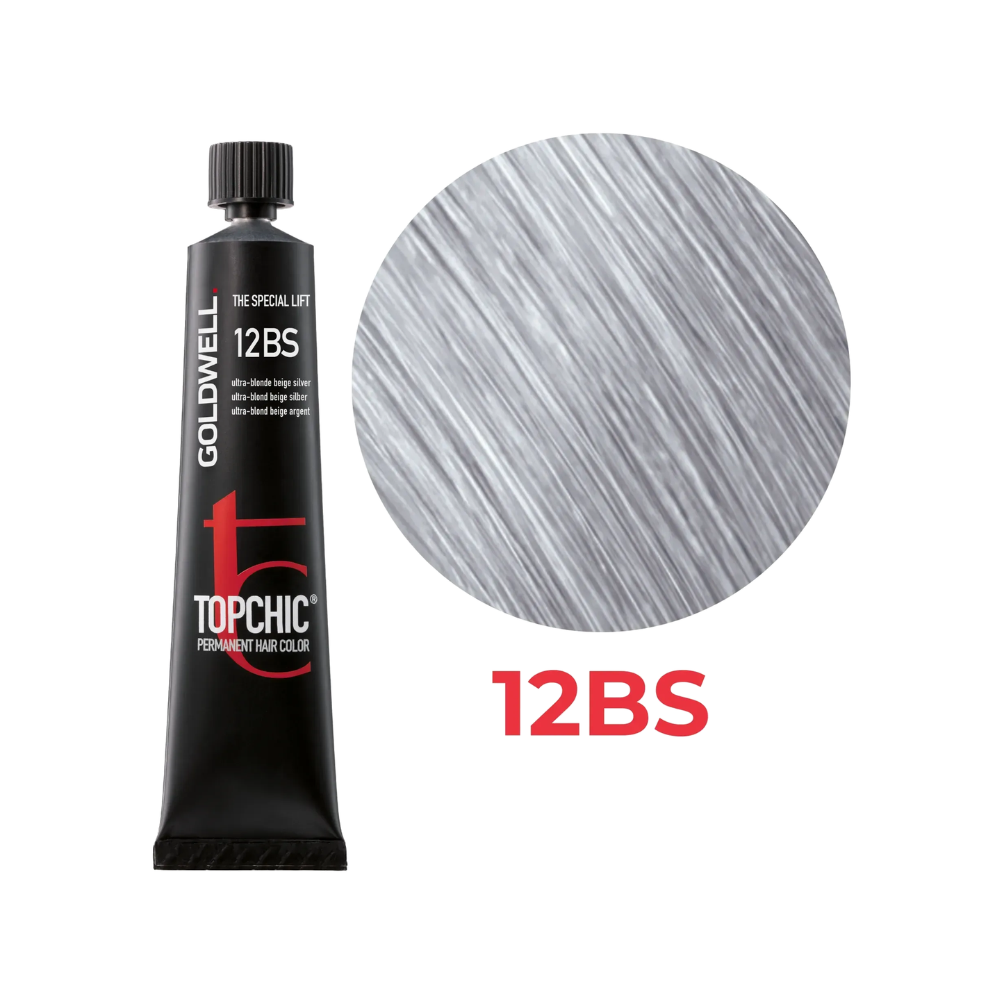 Goldwell Topchic Hiblondes Control Ultra Blond Beige Silber 12BS, 60 ml - Goldwell Profi-Produkt