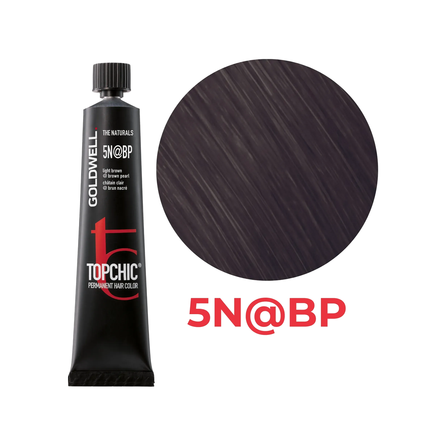 Goldwell Topchic Hellbraun Elumenated Braun Pearl 5N@BP, 60 ml - Goldwell Profi-Produkt