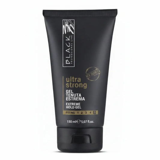 Black Professional Ultra Strong Haargel 150ml Extreme Hold