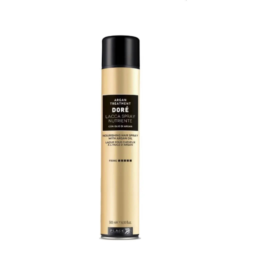 Black Professional Doré Haarspray 500ml für ultra-starken Halt und Schutz vor Luftfeuchtigkeit