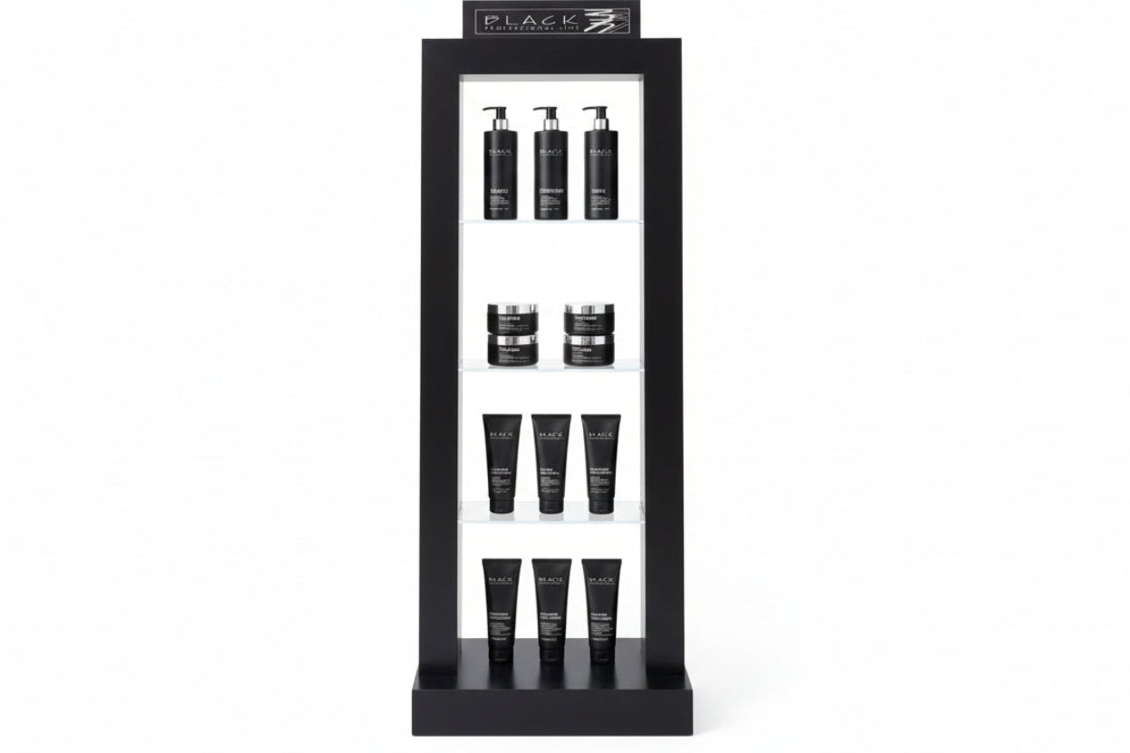 Aufsteller Friseur Salon Black Professional Line