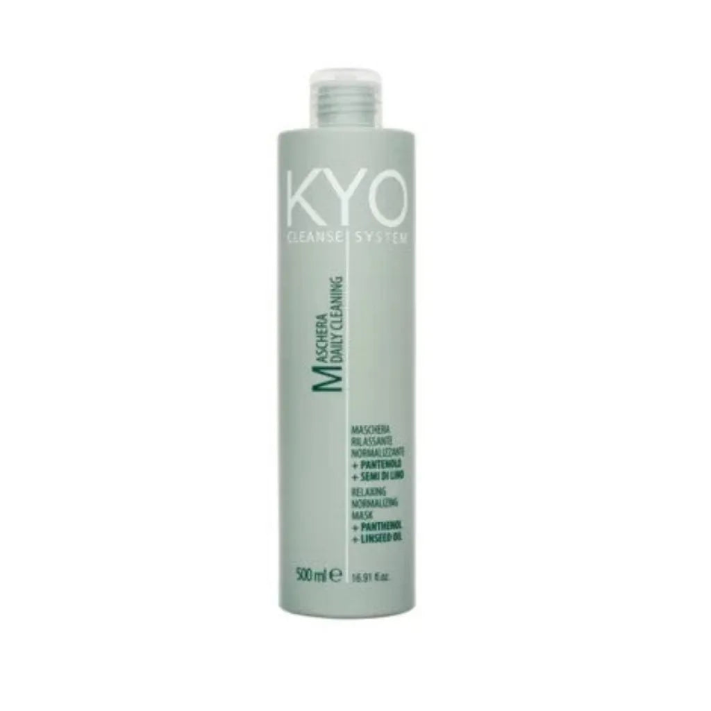KYO Cleanse System Haarpflege-Maske 500ml mit Panthenol und Leinöl für Spliss-Schutz