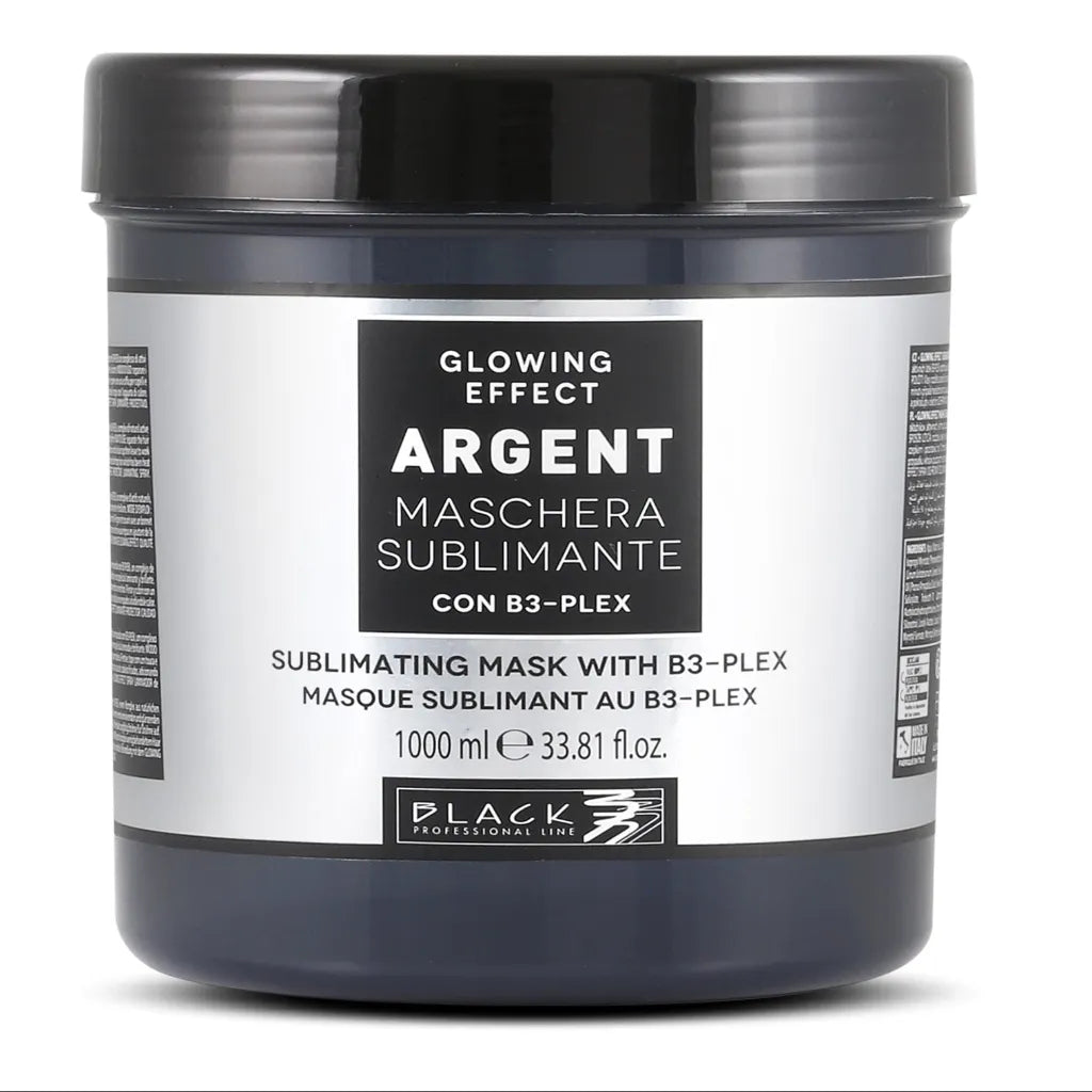 Black Professional Argent Laminier-Haarmaske 1000ml B3-PLEX für Frizz-Kontrolle und Laminierungs-Finish