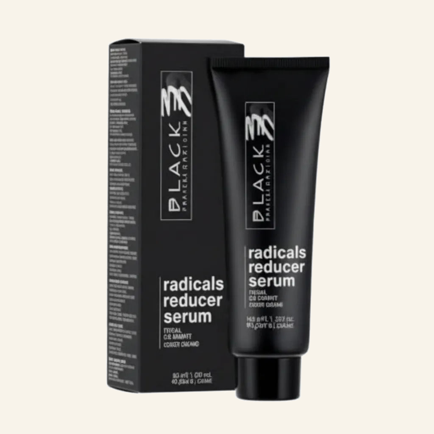 Black Professional Line Sintesis Color Cream 100ml - Produktfoto auf beigem Hintergrund