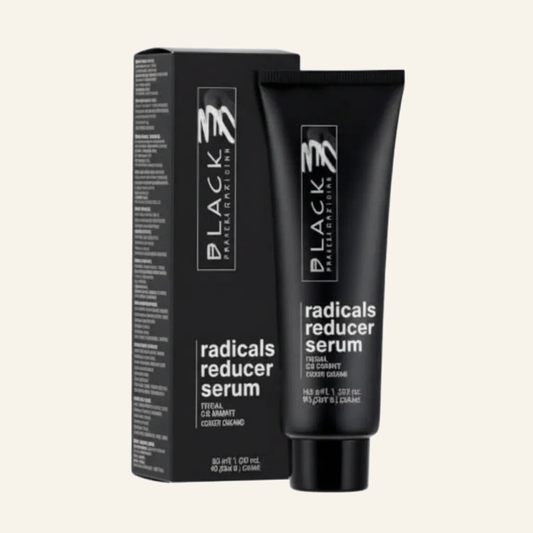 Black Professional Line Sintesis Color Cream 100ml - Produktfoto auf beigem Hintergrund
