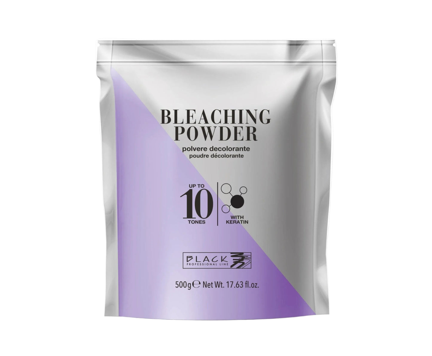 Black Professional Line Professionelles Blondierpulver 500 g bis zu 10 Tonstufen Aufhellung