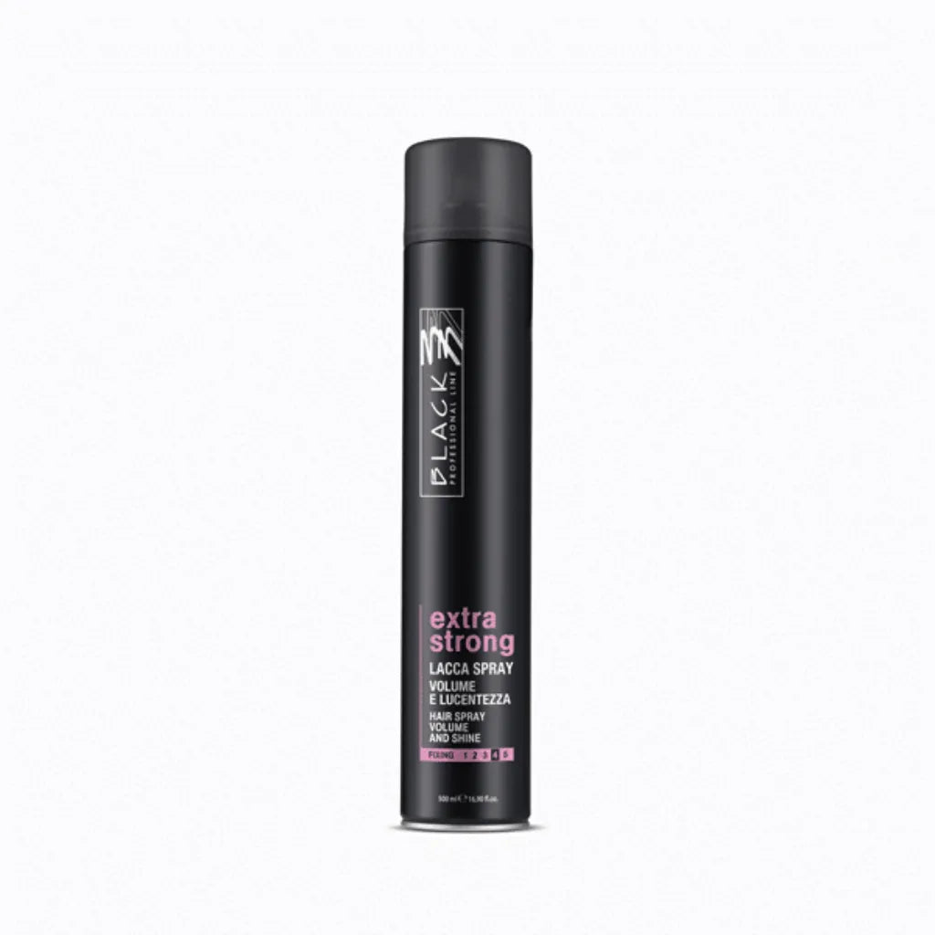 Black Professional Haarspray Extra-stark 500ml – Volumen & Glanz
