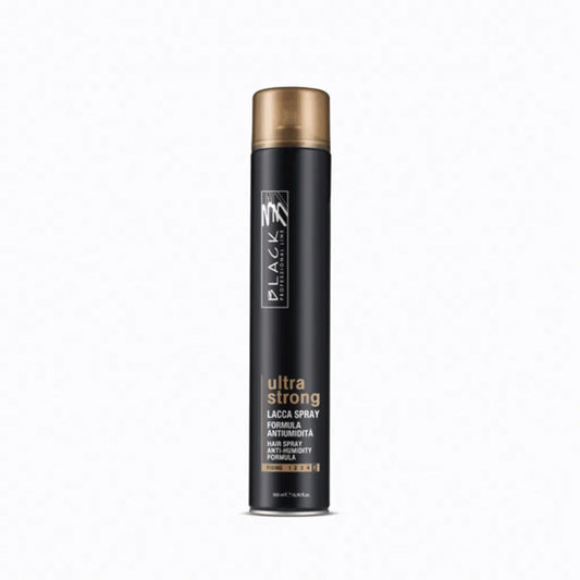 Black Professional Ultra Strong Haarspray 500ml – Anti-Frizz