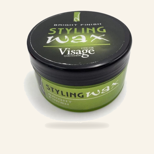 Bright-Wax Glänzendes Styling & Mittlerer Halt Glatt - Produktfoto auf beigem Hintergrund