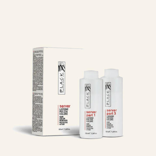 Haarfarbe Remover & Farbkorrektur Ammoniakfrei Haarschonend - Produktfoto auf beigem Hintergrund