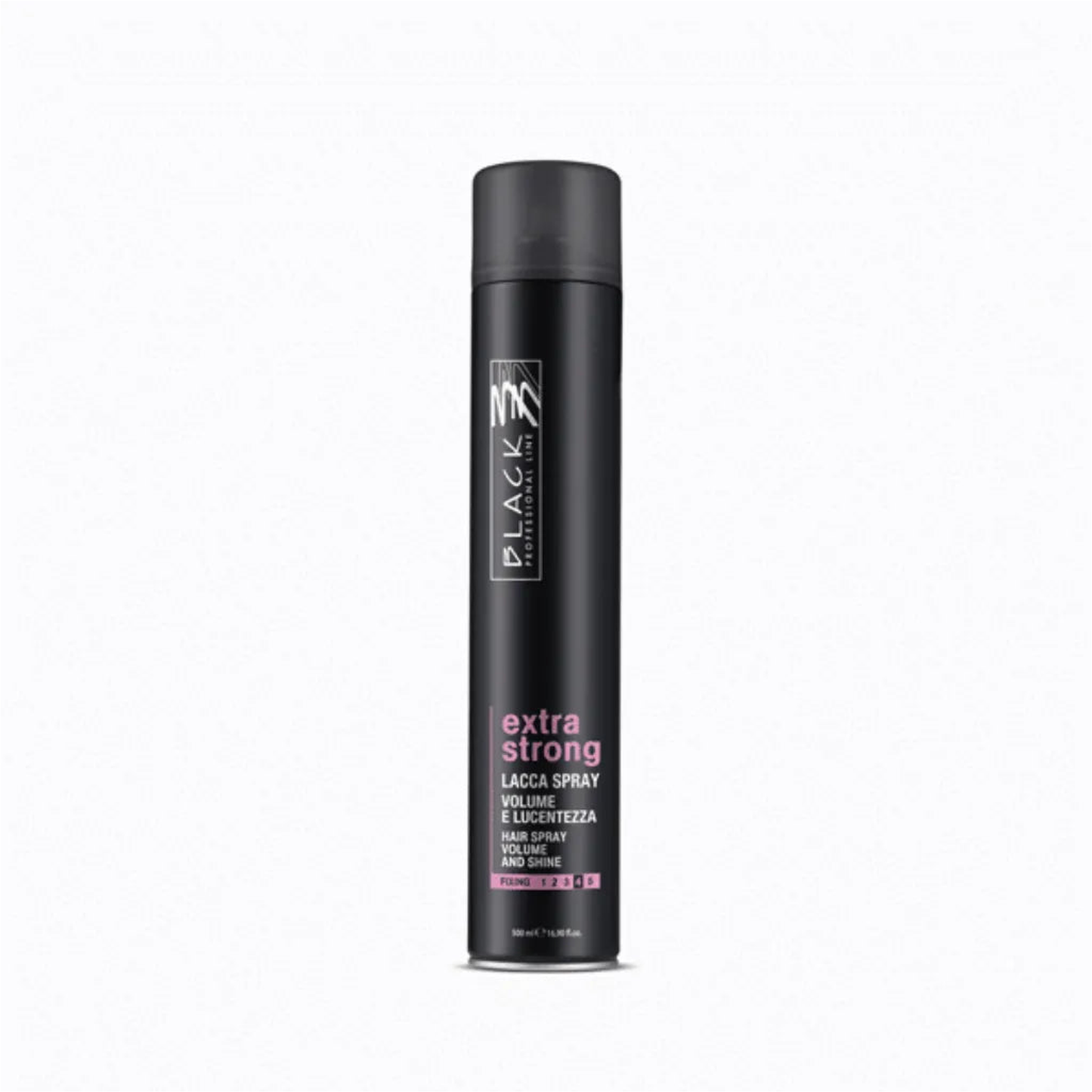 Haarspray Extra-starker Halt & Volumen Glanz Friseurbedarf - Variantenfoto auf weissem Hintergrund