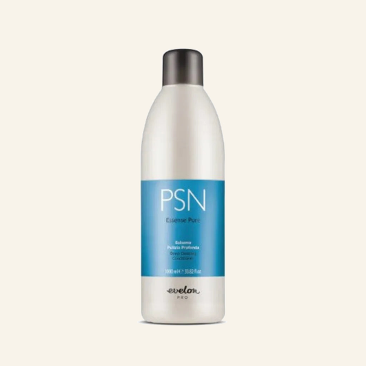 Klärende Pflegespülung & Ölausgleich & Fettiges Haar 1000ml - Produktfoto auf beigem Hintergrund