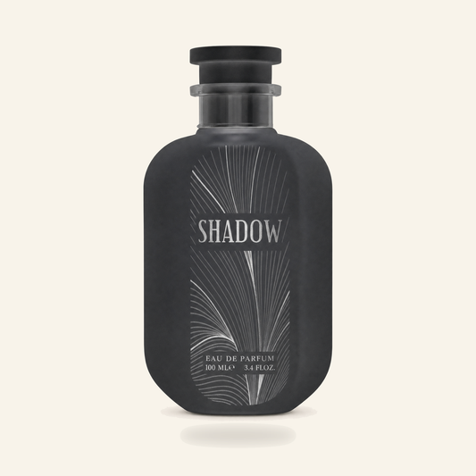 SHADOW Perfume – Gulf Orchid Eau de Parfum 100 ml - Produktfoto auf beigem Hintergrund