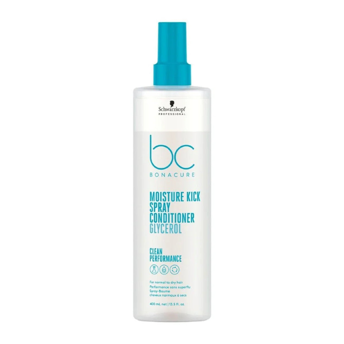 Schwarzkopf Professional Bonacure Moisture Kick Spray Conditioner, Leave-In 400 ml