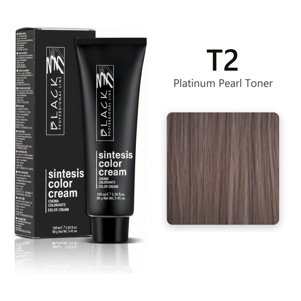 Black Professional Line Sintesis Color Cream T2 Platinum Pearl Toner