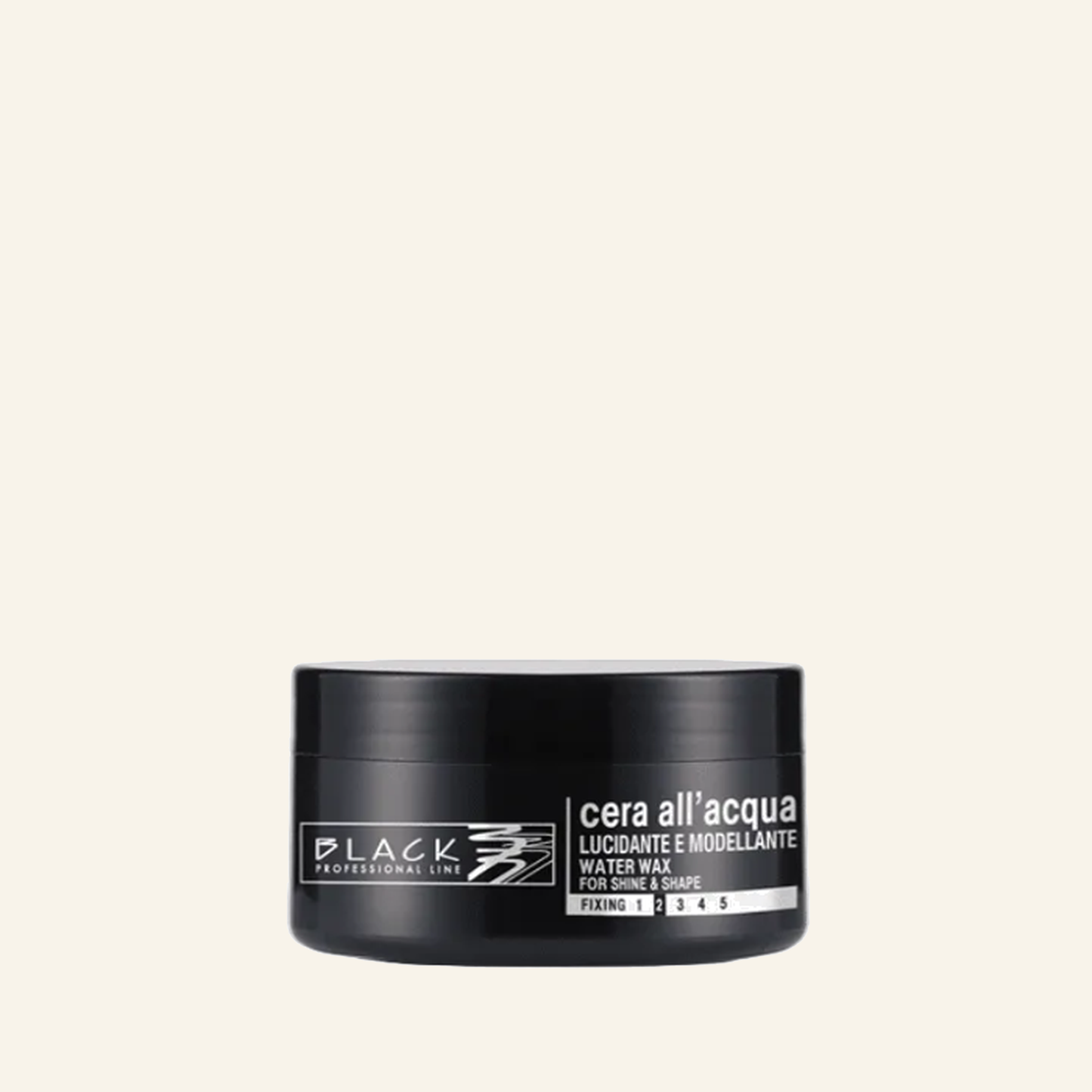 Wasserwachs Struktur Glanz 100ml Haarstyling - Produktfoto auf beigem Hintergrund