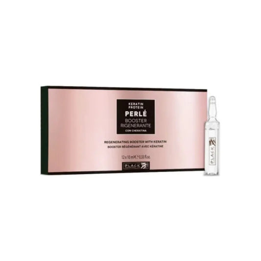 Black Professional Line PERLÉ Regenerating Vials 12x10ml Repair-Booster Leave-in