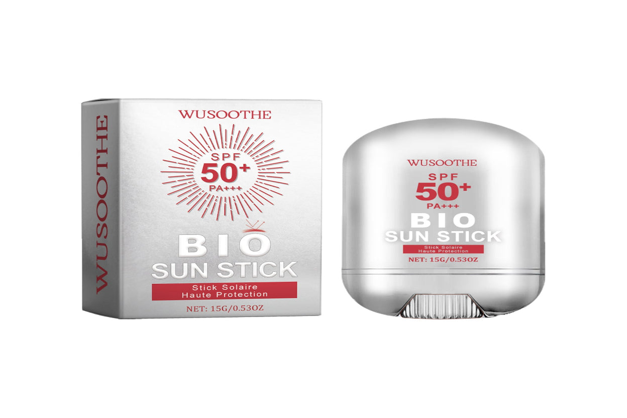 Sonnenschutz Stick SPF 50+ – 15g WUSOOTHE Bio Gesicht & Lippen