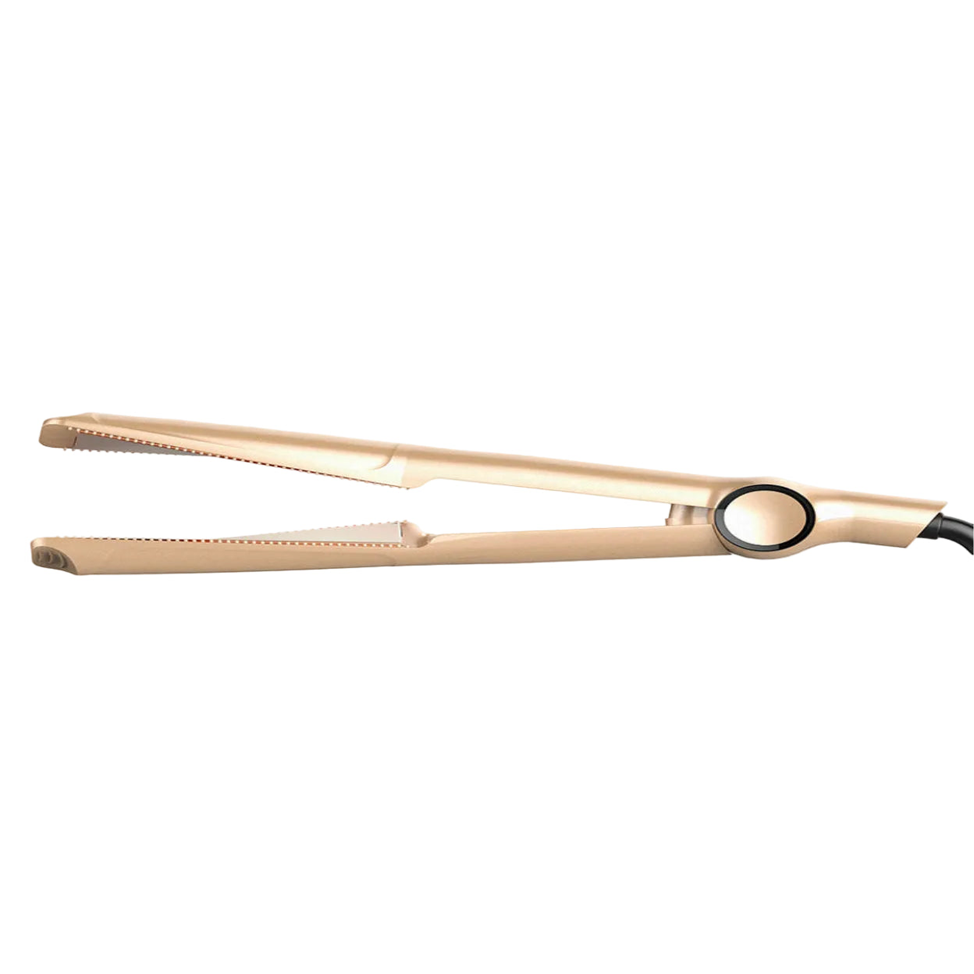 Professioneller 2-in-1 Haarglätter und Kreppeisen für trockenes und nasses Haar - Variantenfoto auf weissem Hintergrund