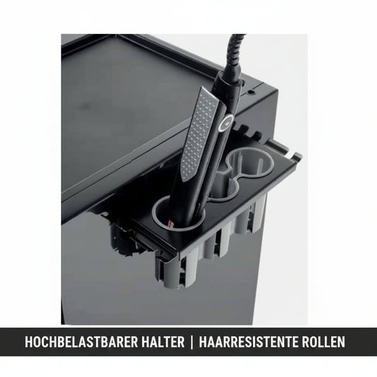 NEW YORK SKY K Friseur-Salonwagen mit Schubladen & Rollen  Schwarz