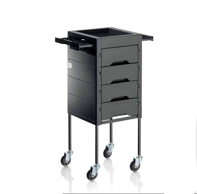 Schwarzer SLIDE Salonwagen & Friseurwagen für Profi Salonbedarf.
