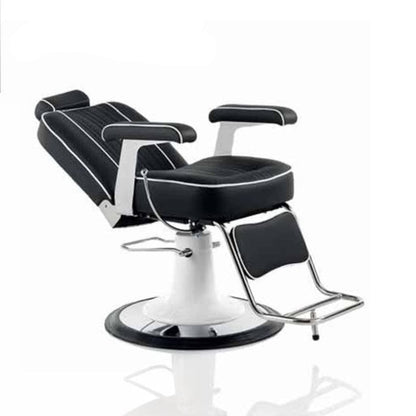 HAIR MALAGA Barbersessel Set (10 Stühle) mit verstellbarer Rückenlehne und Kopfstütze
