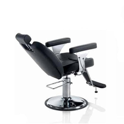 HAIR SIVIGLIA Barbersessel mit verstellbarer Rückenlehne und Runder Basis
