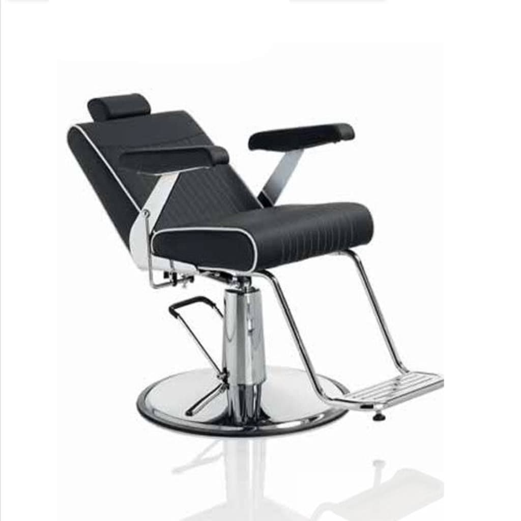 HAIR MAJORCA Barbersessel mit verstellbarem Kopf & Rücken – Runde Basis und Rückenlehne
