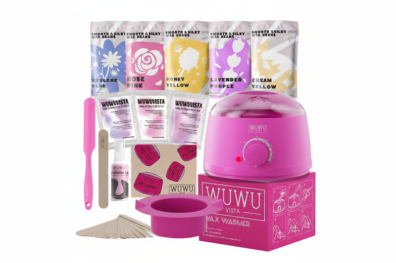 Wachsset von WUWUVISTA für Gesicht, Intimrasur, Ganzkörperrasur und Bikinizone.