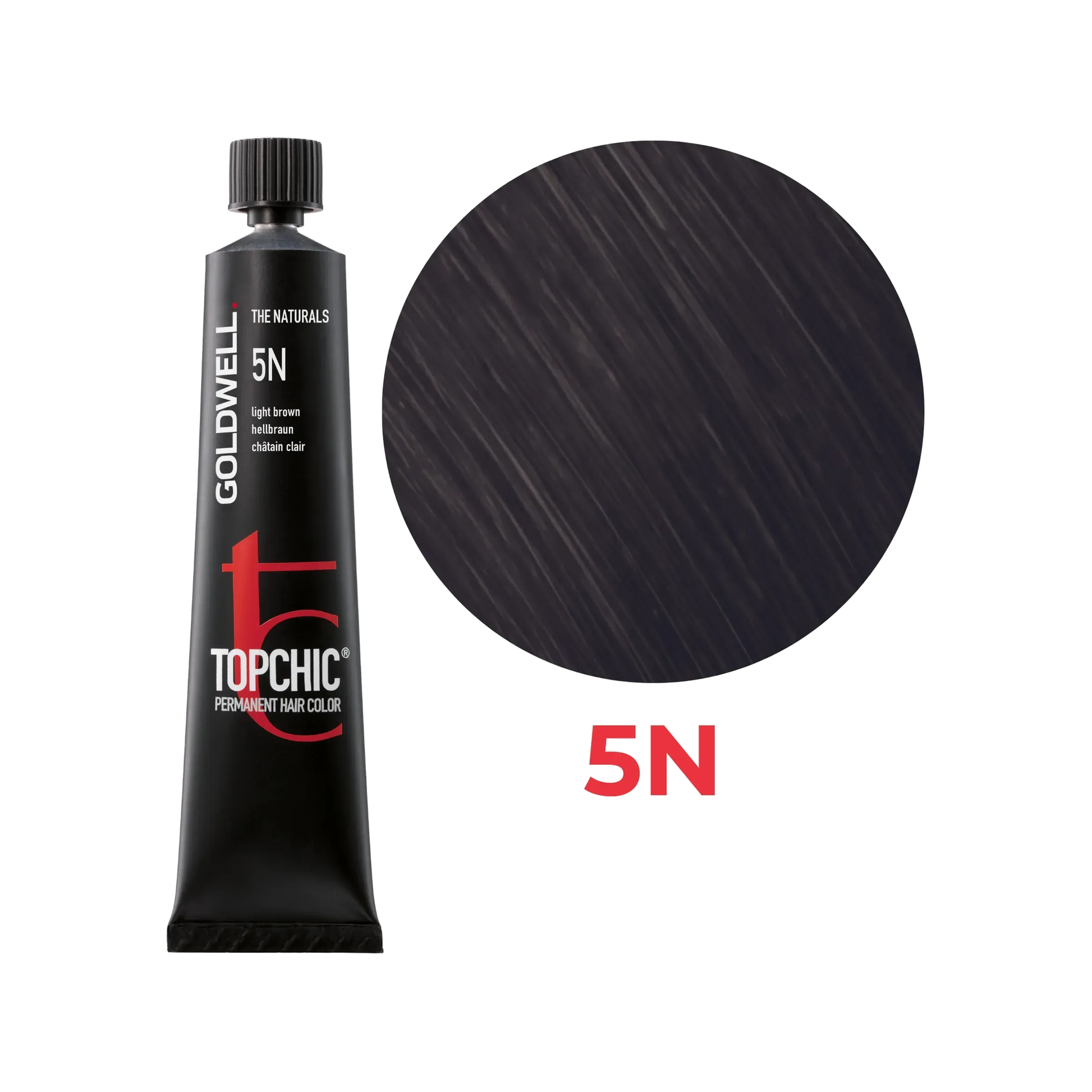 Goldwell Topchic Naturals Hellbraun 5N, 60 ml - Goldwell Profi-Produkt
