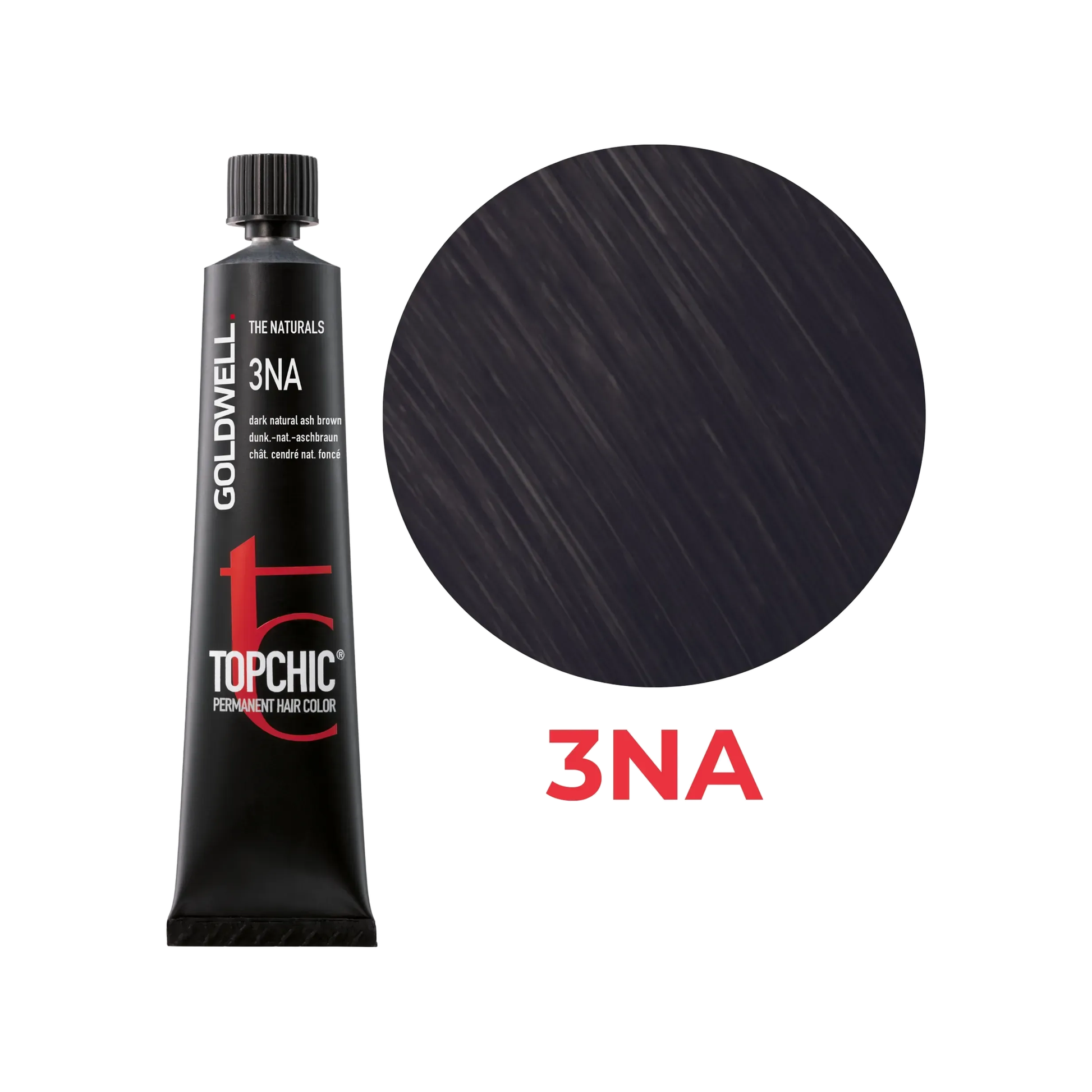 Goldwell Topchic Naturals Dunkel-Nat.-Aschbraun 3NA, 60 ml - Goldwell Profi-Produkt