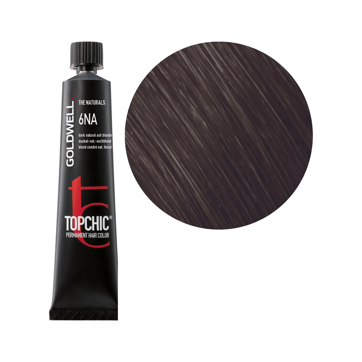 Goldwell Topchic Naturals Mittel-Natur-Aschblond 6NA, 60 ml - Goldwell Profi-Produkt
