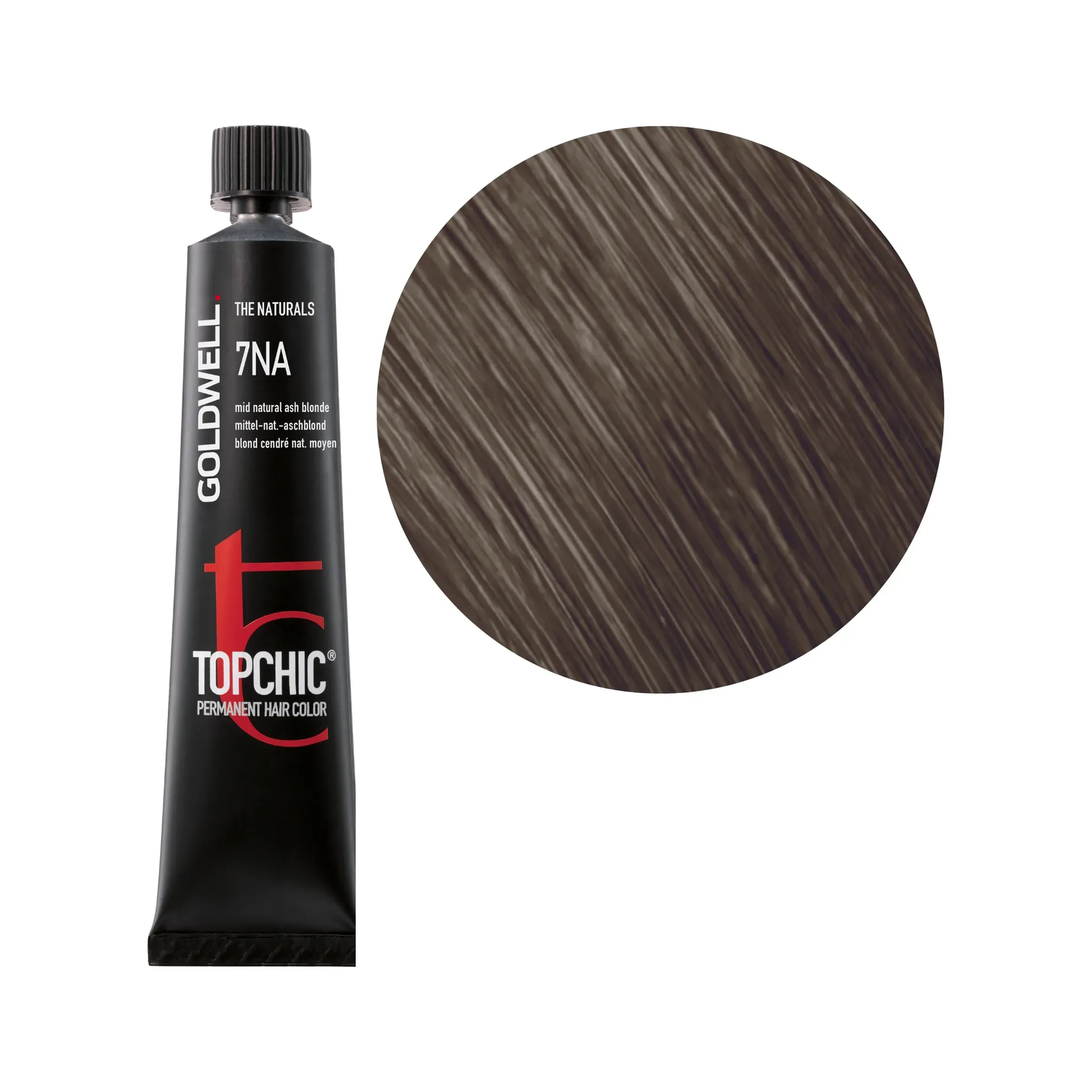 Goldwell Topchic Naturals 7NA Mittelblond Natur-Asch, 60 ml - Goldwell Profi-Produkt