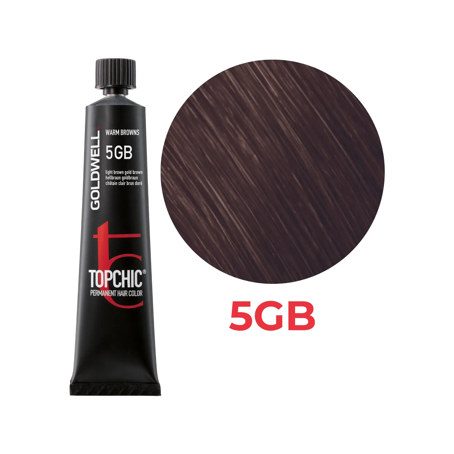 Goldwell Topchic Warm Browns Hellbraun Goldbraun 5GB, 60 ml - Goldwell Profi-Produkt