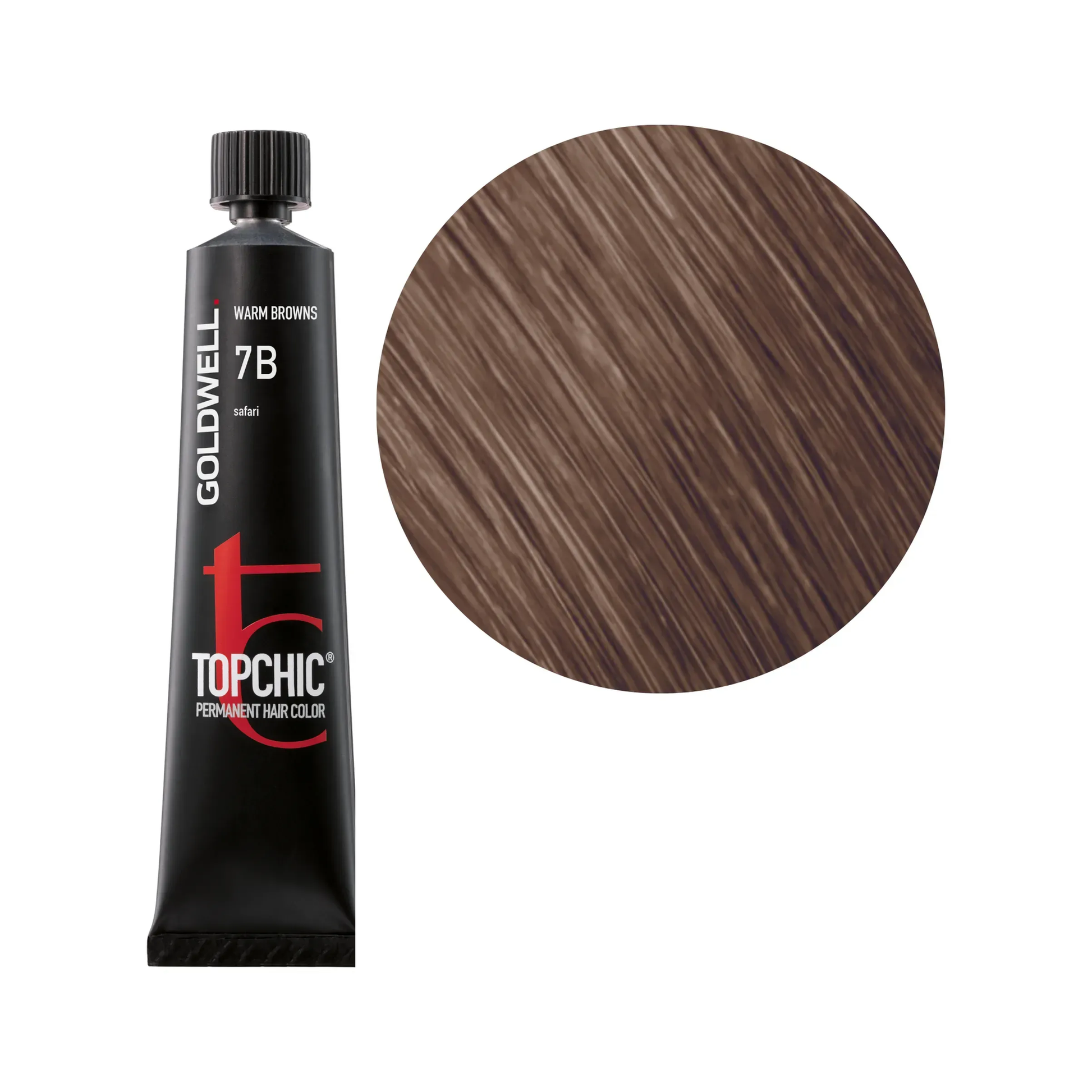 Goldwell Topchic Warm Browns Safari 7B, 60 ml - Goldwell Profi-Produkt