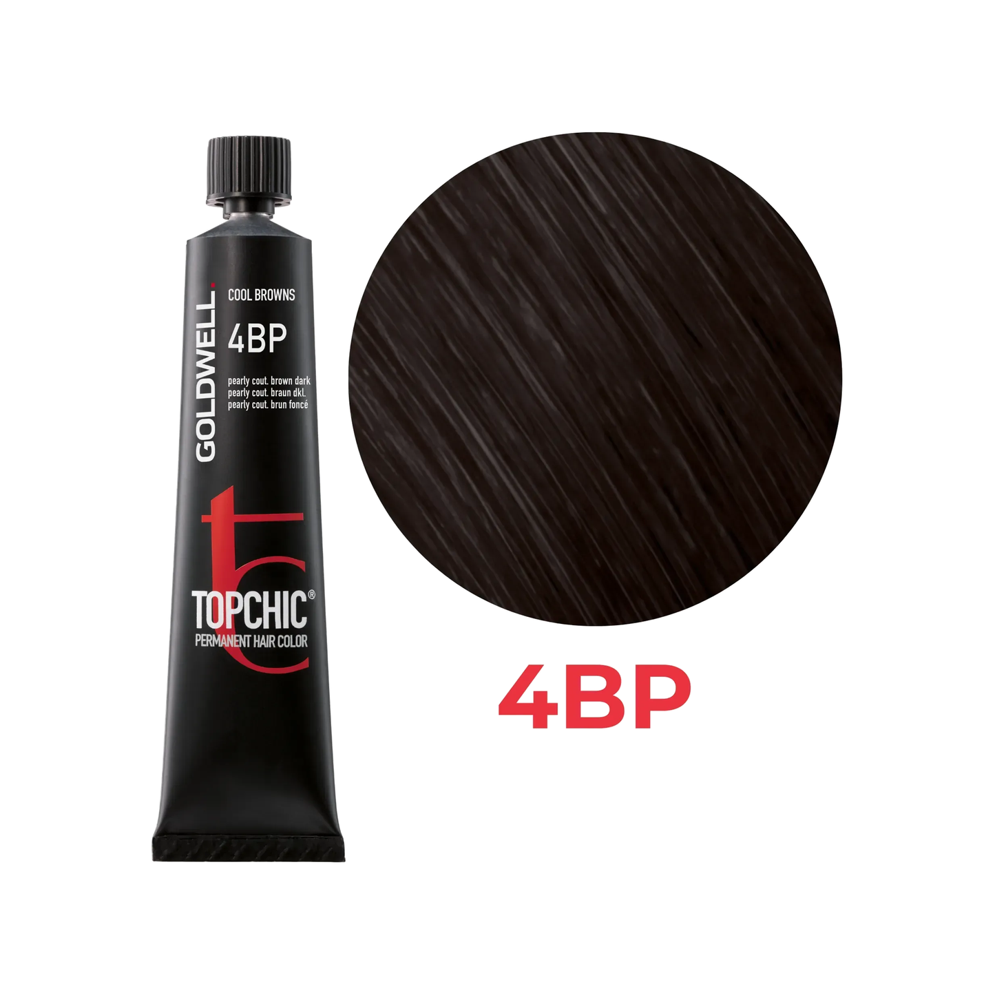 Goldwell Topchic Cool Browns Perl Braun Dunkel 4BP, 60 ml - Goldwell Profi-Produkt