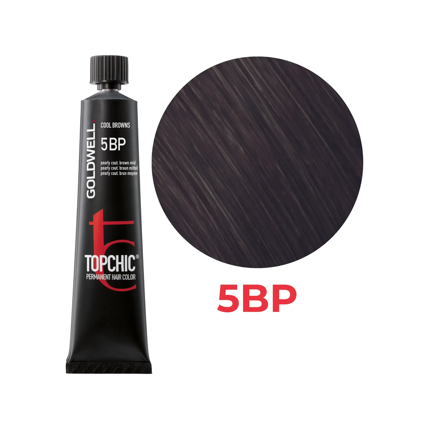 Goldwell Topchic Cool Browns Perl Braun Mitttel 5BP, 60 ml - Goldwell Profi-Produkt