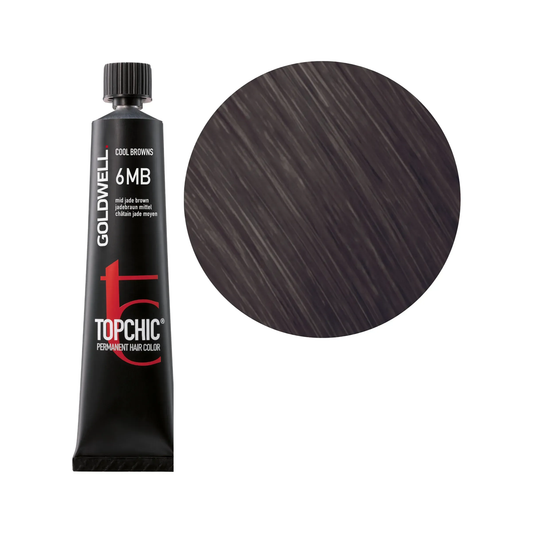 Goldwell Topchic Cool Browns Jadebraun Mittel 6MB, 60 ml - Goldwell Profi-Produkt