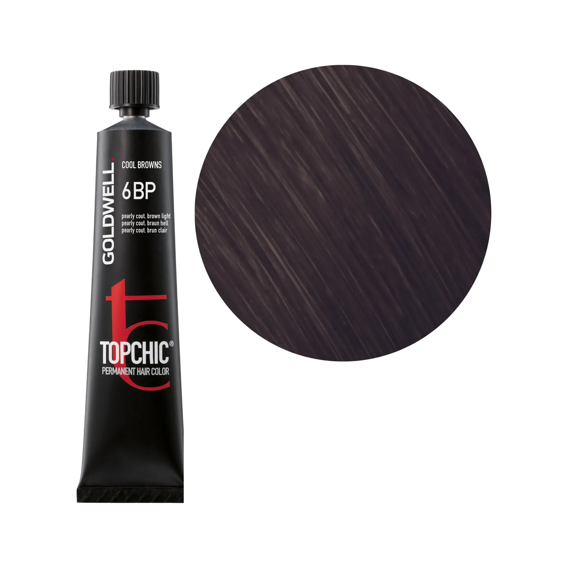 Goldwell Topchic Cool Browns Perl Braun Hell 6BP, 60 ml - Goldwell Profi-Produkt