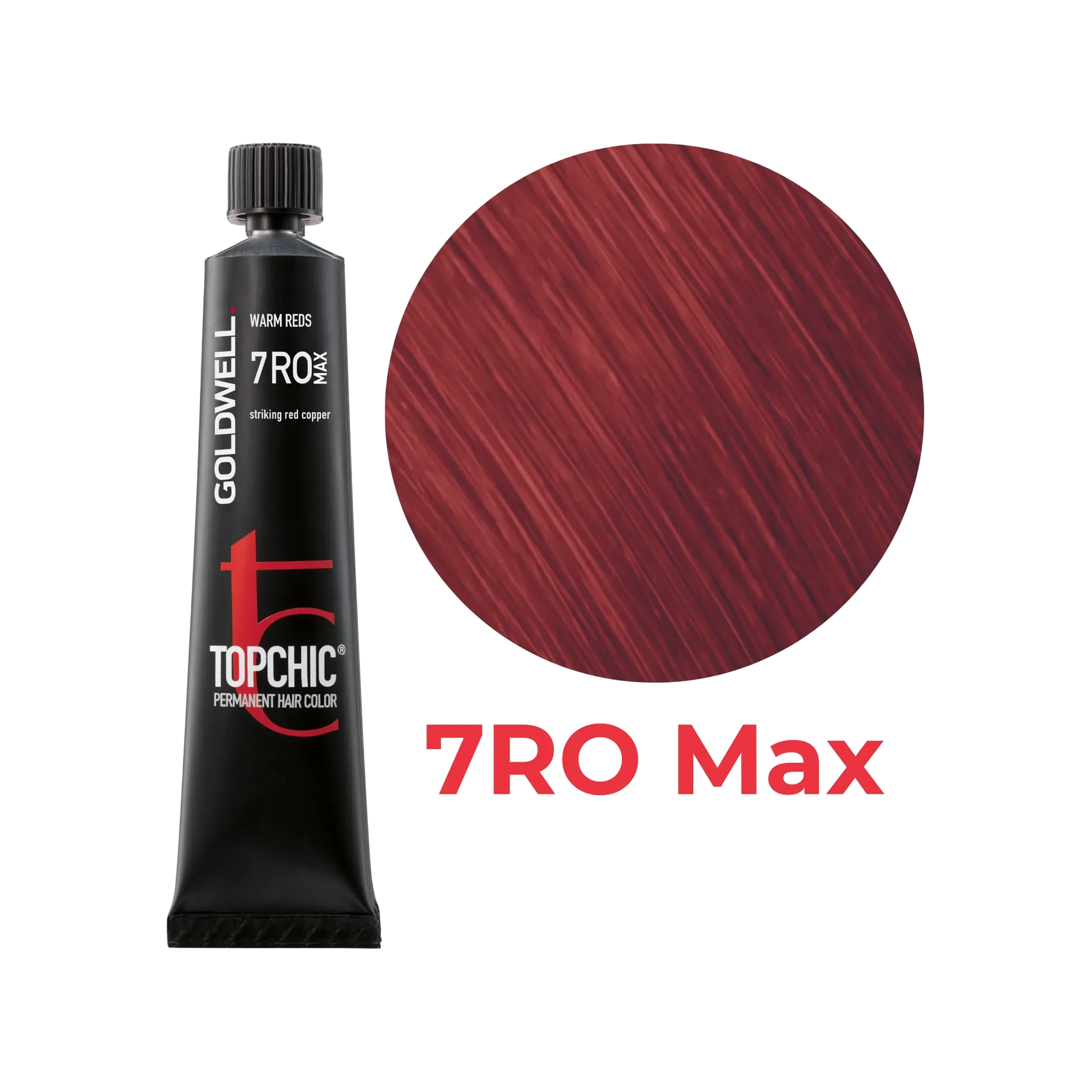 Goldwell Topchic Warm Reds MAX striking red copper 7RO, 60 ml - Goldwell Profi-Produkt