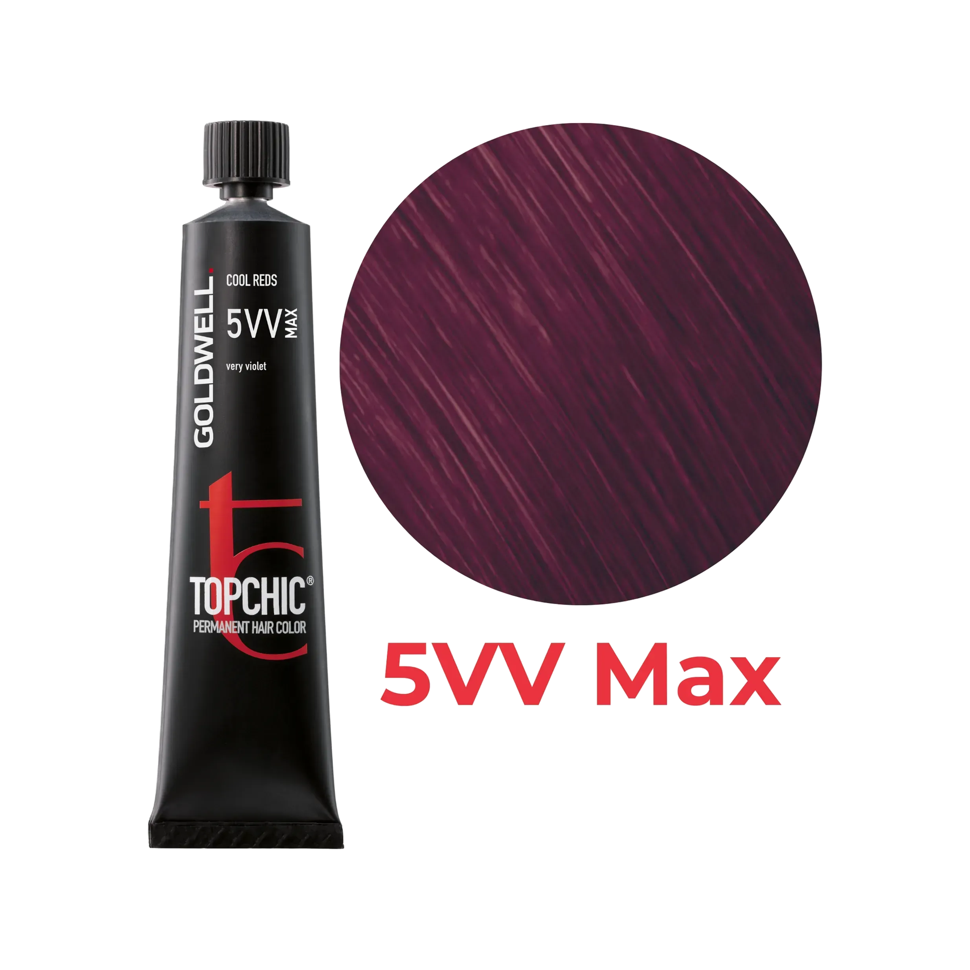 Goldwell Topchic Cool Reds MAX very violet 5VV, 60 ml - Goldwell Profi-Produkt