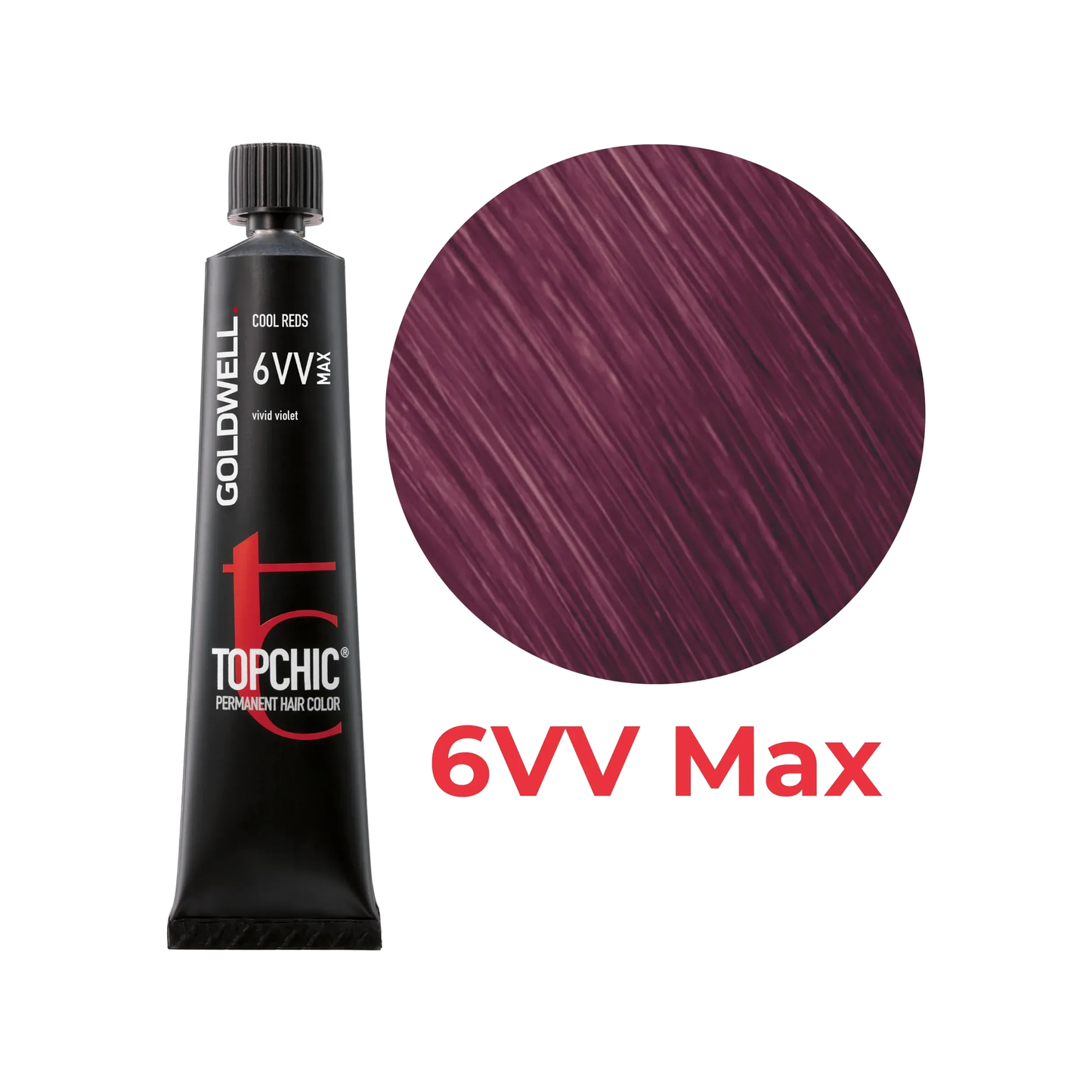 Goldwell Topchic Cool Reds MAX vivid violet 6VV, 60 ml - Goldwell Profi-Produkt