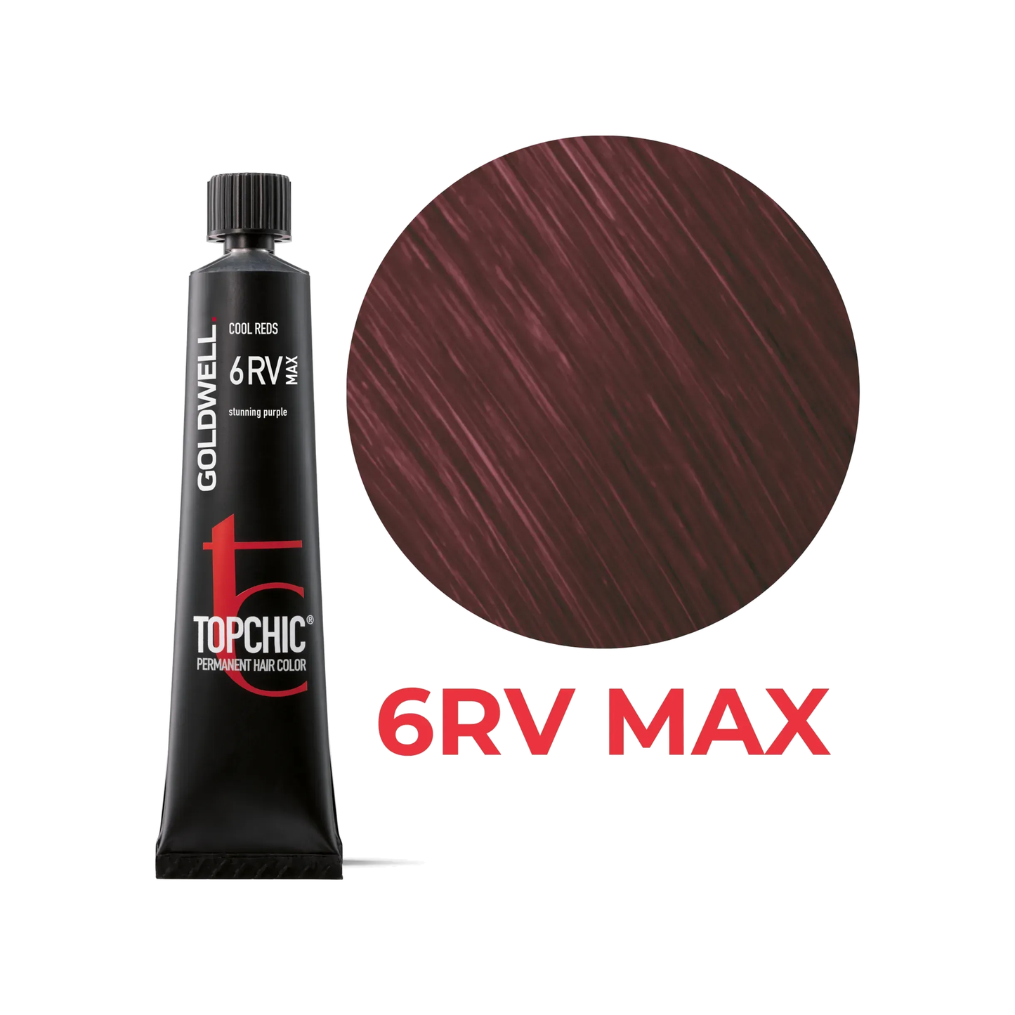 Goldwell Topchic Cool Reds MAX stunning purple 6RV, 60 ml - Goldwell Profi-Produkt