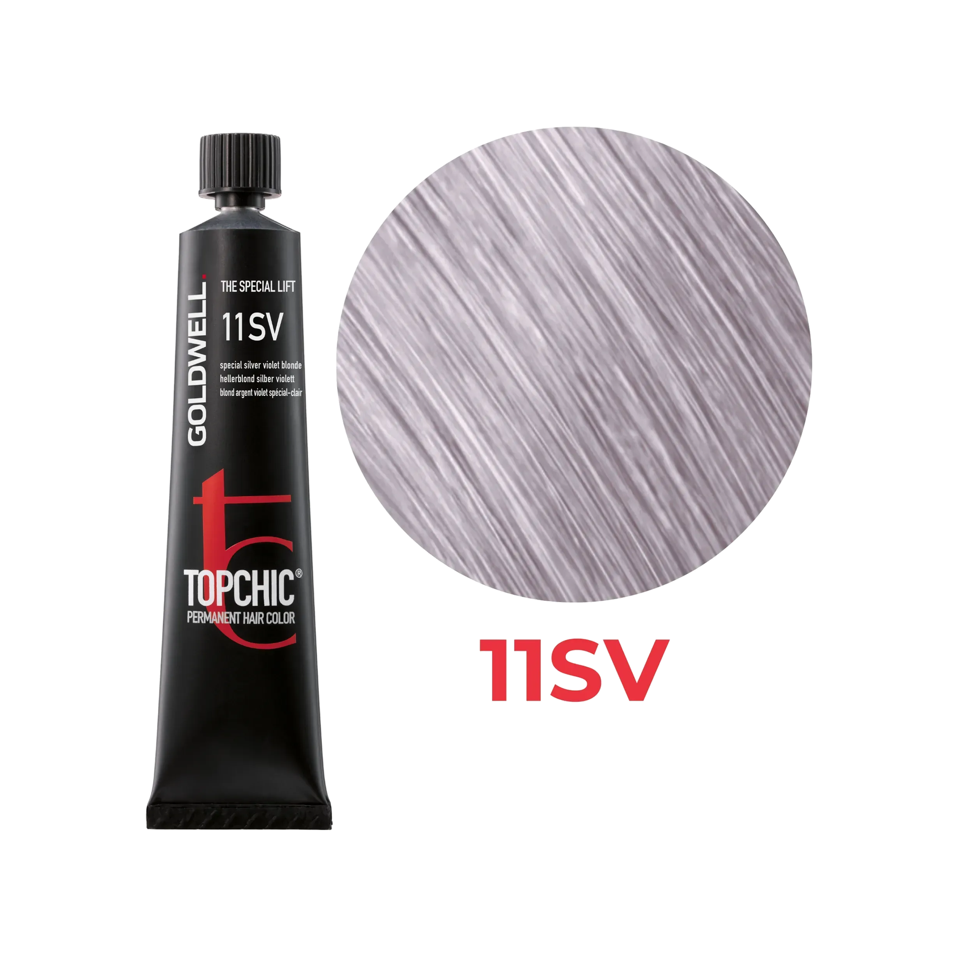 Goldwell Topchic Hiblondes Control Hellblond Silber-Violett 11SV, 60 ml - Goldwell Profi-Produkt