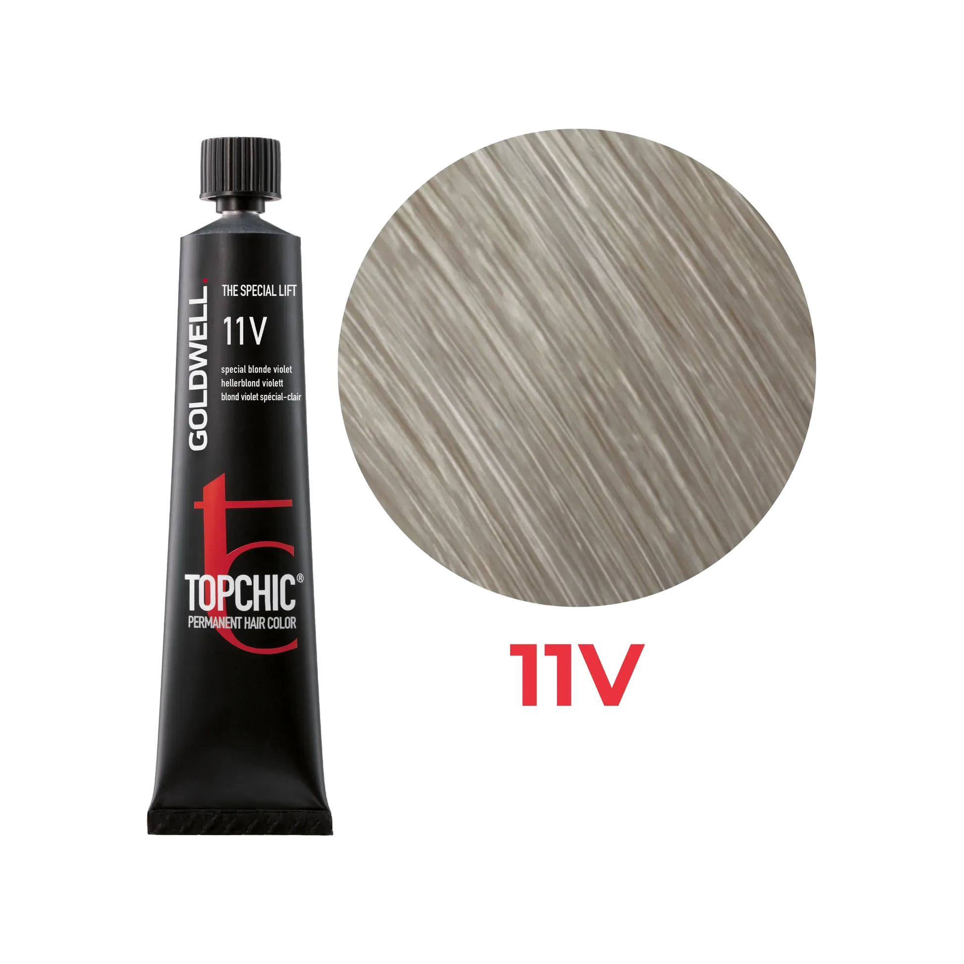 Goldwell Topchic Hiblondes Control Hellerblond-Violett 11V, 60 ml - Goldwell Profi-Produkt