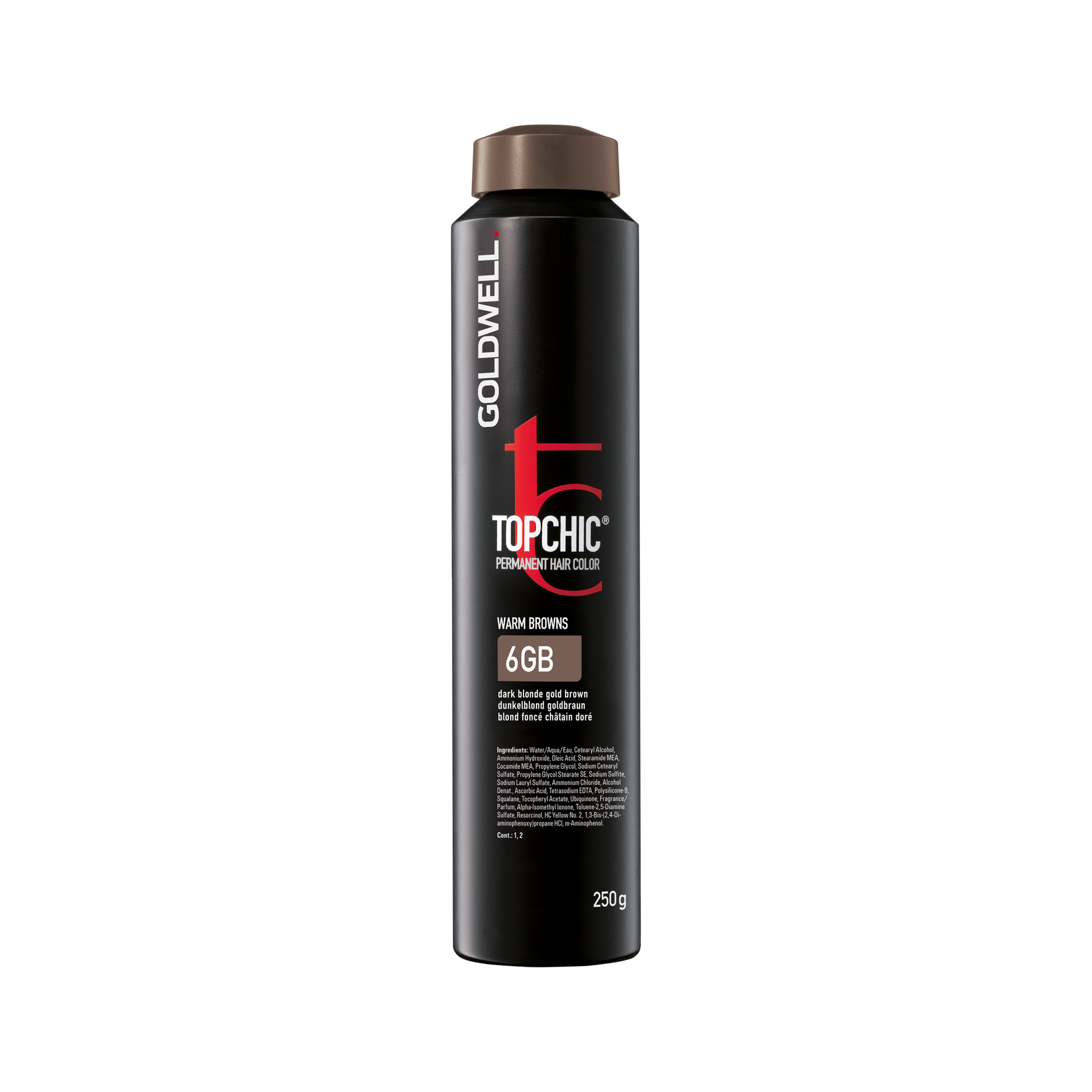 Goldwell Topchic Warm Browns Dunkelblond Goldbraun 6GB, 250 ml - Goldwell Profi-Produkt